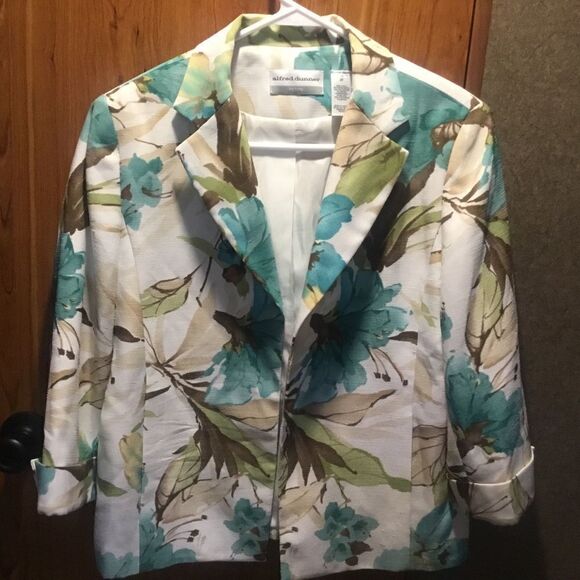 NWOT Alfred Dunner Print Jacket Women’s 8P - Picture 1 of 8